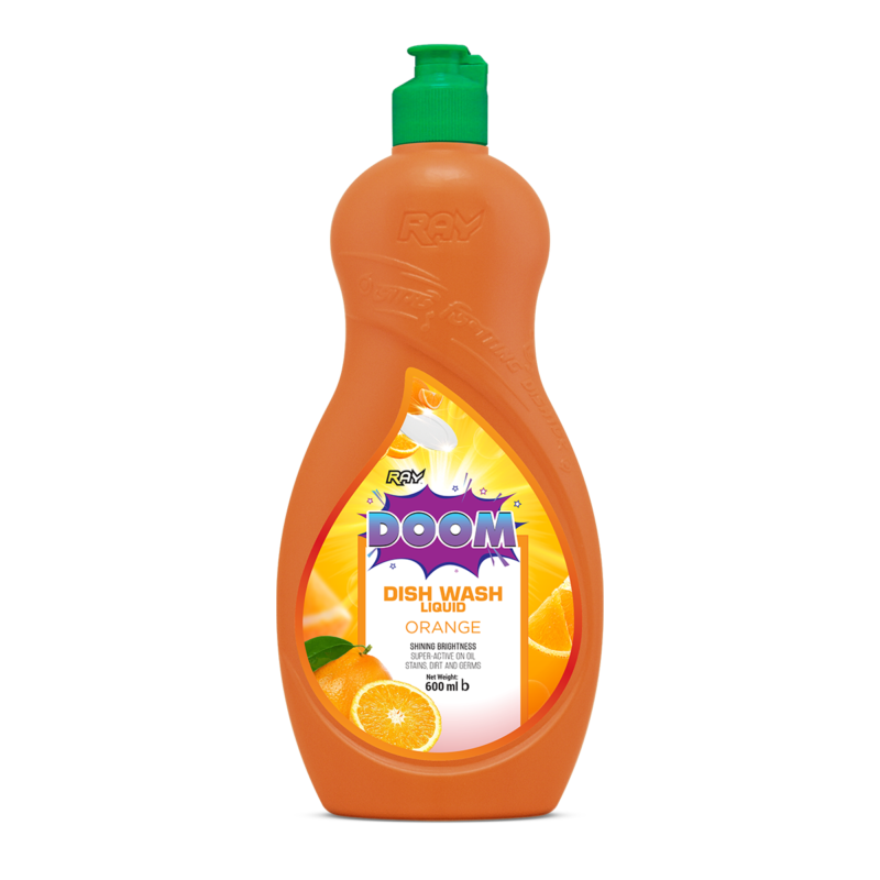 RAY DOOM Dish wash Liquid Orange 600 ml